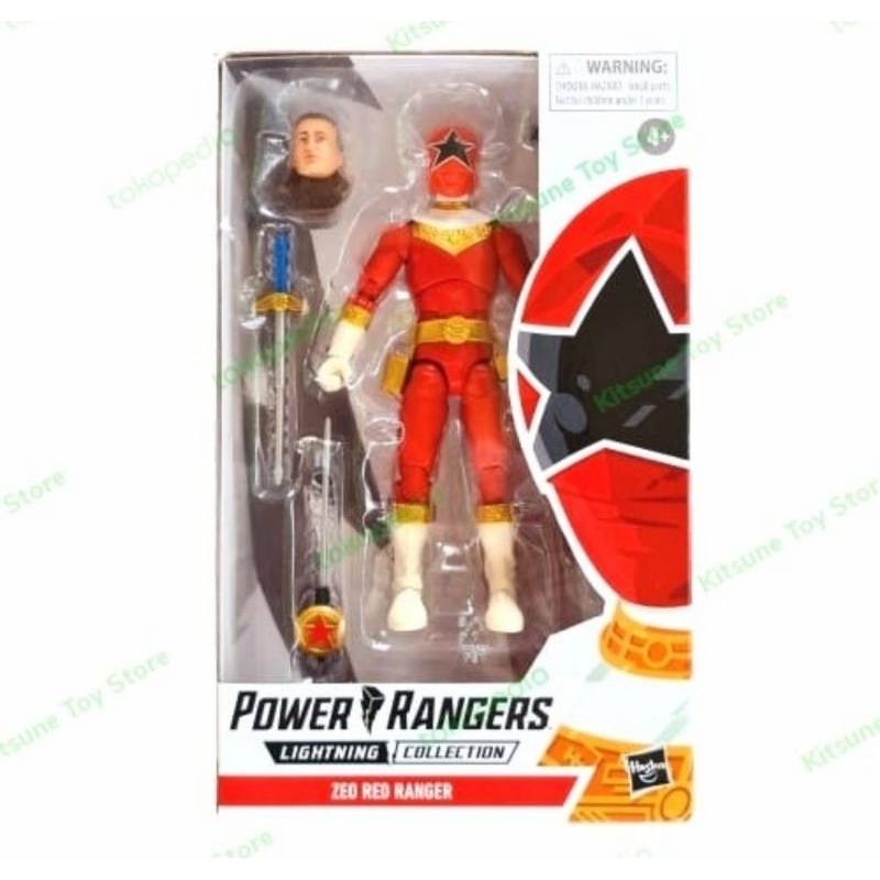 Jual Power Rangers Lightning Collection Zero Red Ranger Action Figure ...