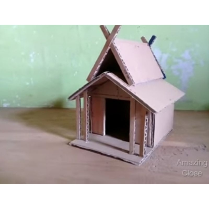 Jual Prakarya Rumah adat Jawa Barat dari kardus | Shopee Indonesia