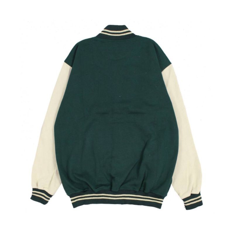 Jual Jaket Sweater Baseball Varsity Polos Pria dan Wanita Jacket Distro ...