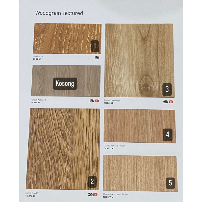 Jual Sample Hpl Taco Woodgrain Textured Shopee Indonesia