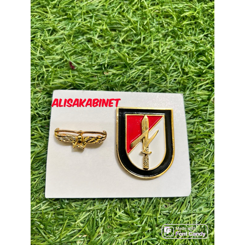 Jual Emblem Baret TNI AD Exclusive Tanpa Braso Kopasus Infanteri Zeni ...