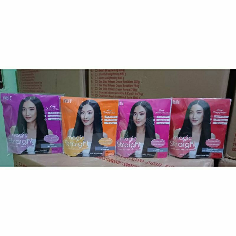Jual Inaura Magic Straight Smooth Straightening Smoothing Keratin Step