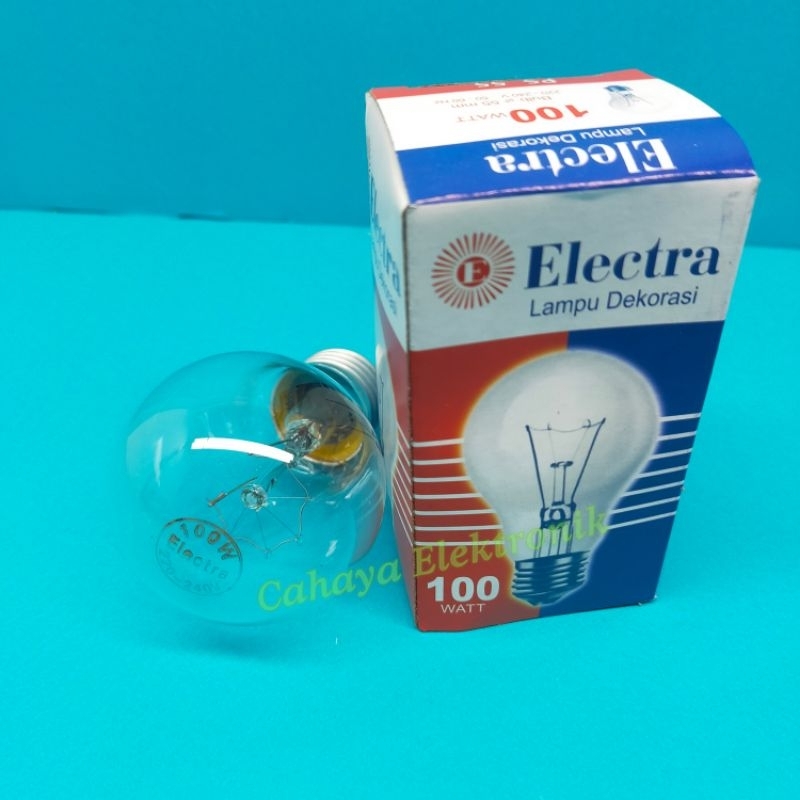 Jual Bohlam Pijar Electra 100 Watt Lampu Electra 100 Watt Shopee Indonesia 