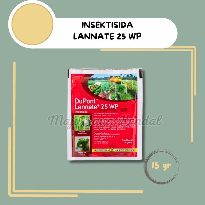 Jual INSEKTISIDA LANNATE 25WP - 15gr | Shopee Indonesia