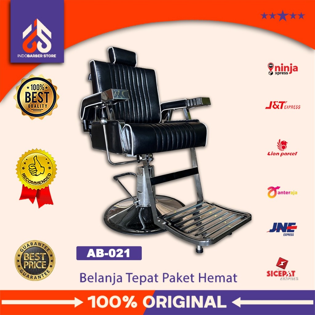 Jual Kursi Hidrolis Ab 021 Kursi Hidrolik Rebah Barbershop Pangkas Rambut Furniture Shopee 