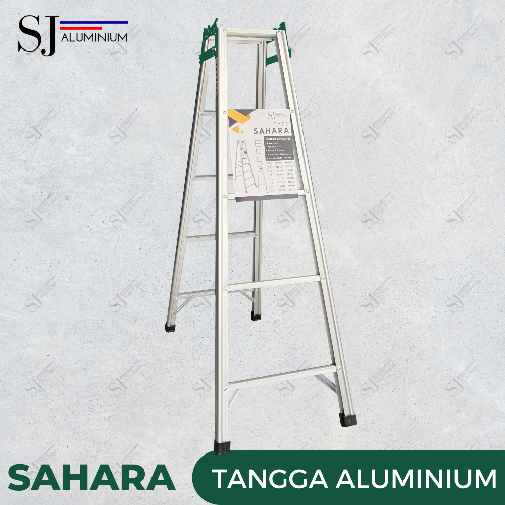 Jual Sahara Tangga Lipat Aluminium Ladder Multifungsi Jumbo Sahara Hijau Ukuran Meter