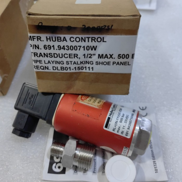 Jual Unik Pressure Sensor 3000PSI 500BAR Transducer HUBA CONTROLS 691