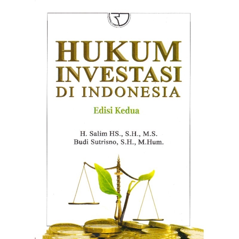 Jual hukum investasi di Indonesia edisi kedua By Salim Hs | Shopee ...