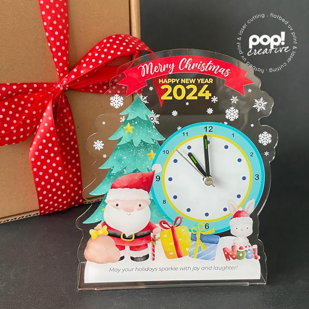 Jual Jam Custom Akrilik Souvenir Merchandise Kado Gift Jam Hiasan Meja ...