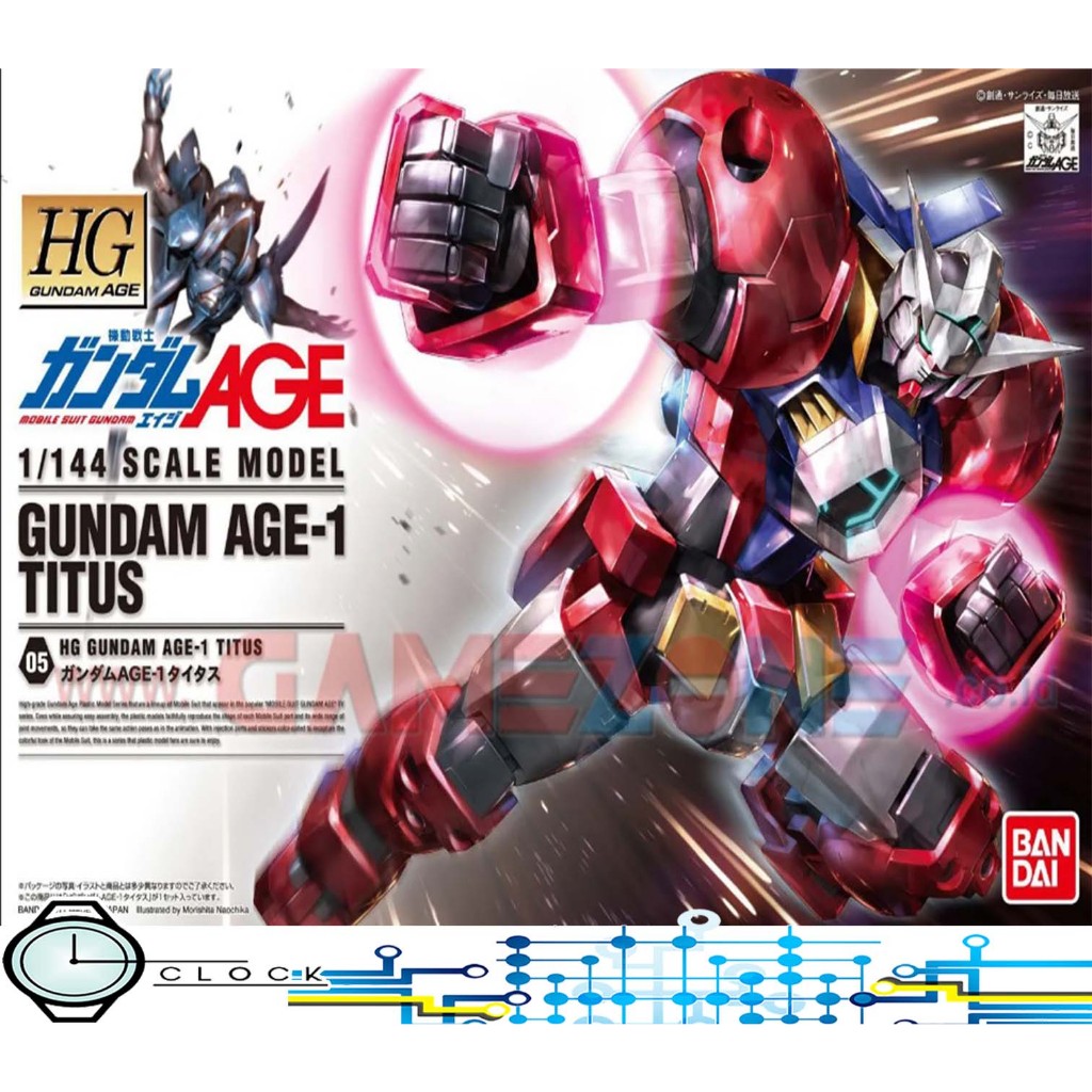 Gundam AGE-1 Titus GUNPLA MG Master Grade 1/100