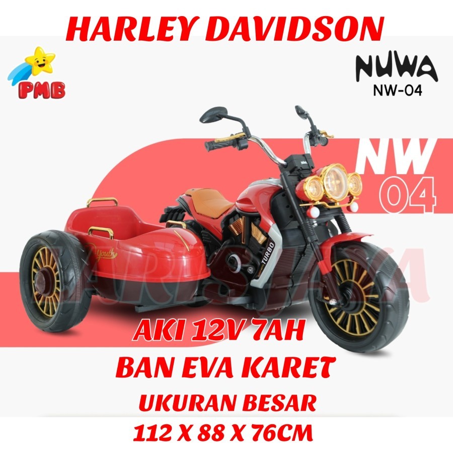 Jual [ BONUS BUKU ] Motoran aki harley davidson, motoran aki harley