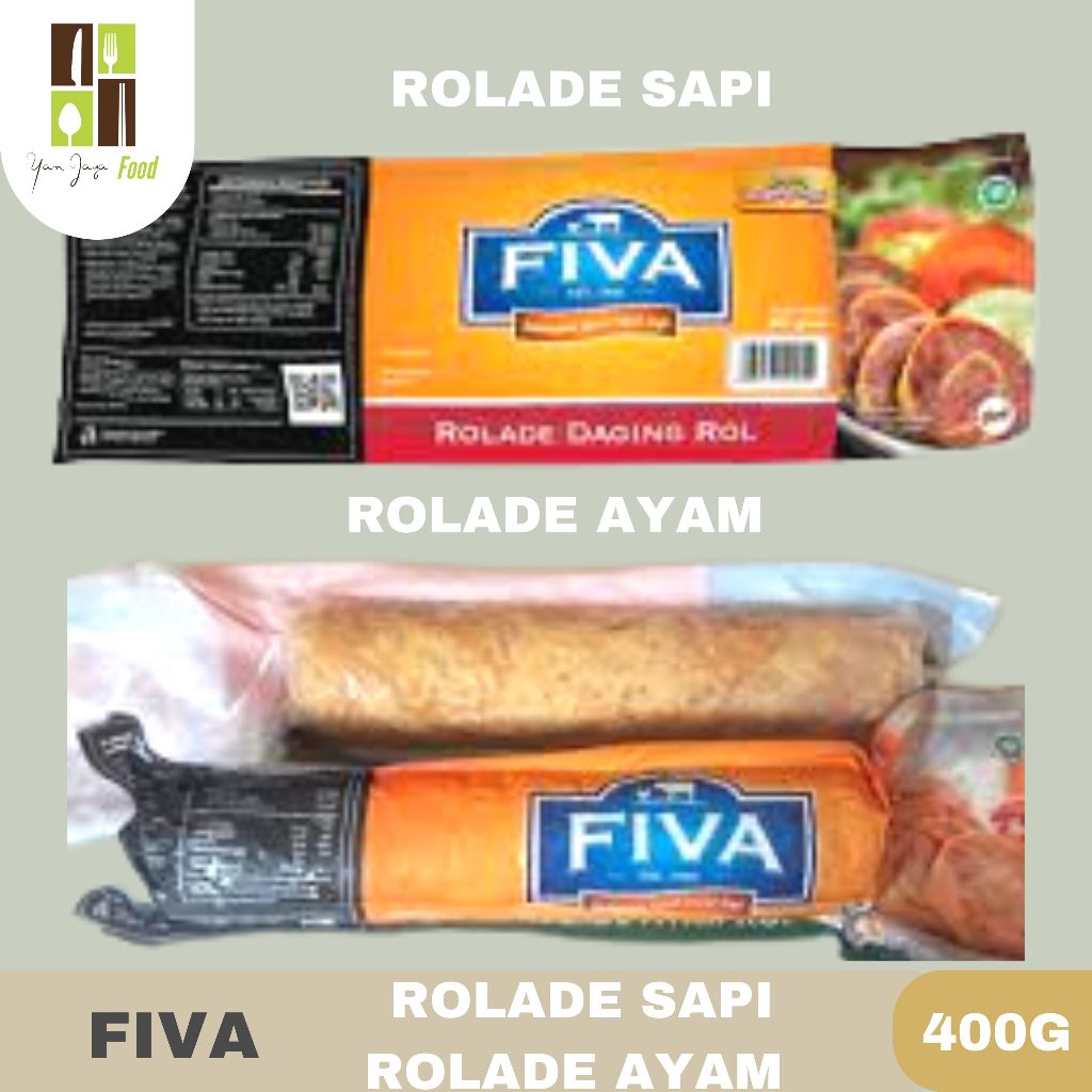 Jual Fiva Rolade Daging Sapi Roll / Rolade Daging Ayam Roll Kemasan ...