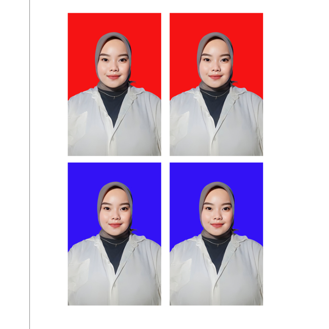 Jual Cetak Pas Photo Pas foto 3x4 4x6 2x3 edit latar latar
