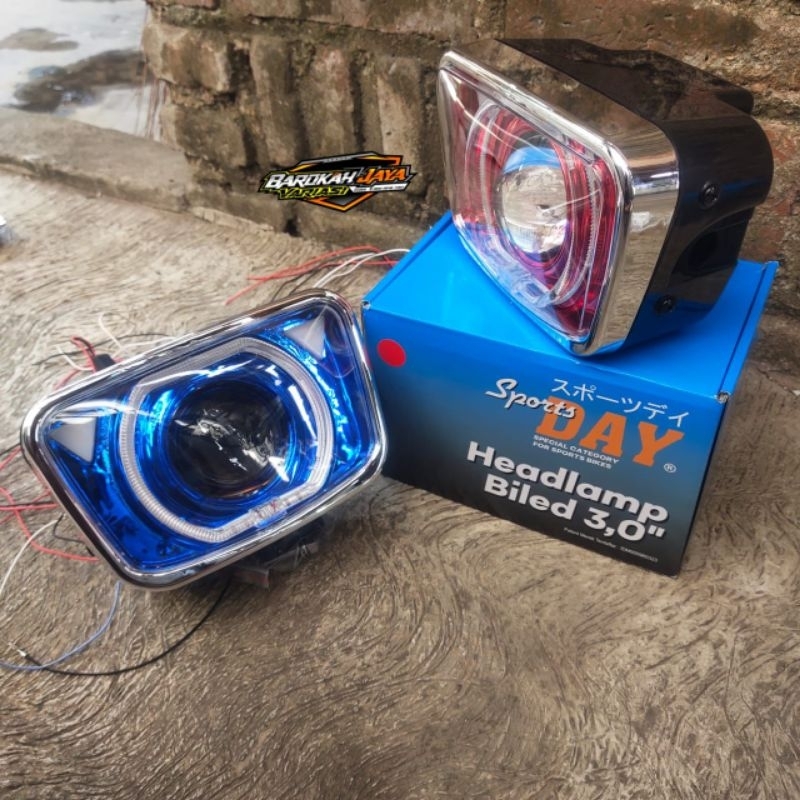 Jual lampu rx king new oval BILED | DAY | reflektor rx king BILLED