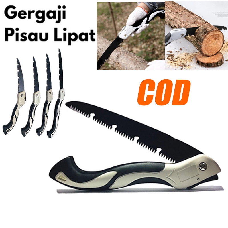 Jual Gergaji Lipat Gergaji Saku Portabel Folding Wood Hand Saw Gergaji Pohon Gergaji Kayu