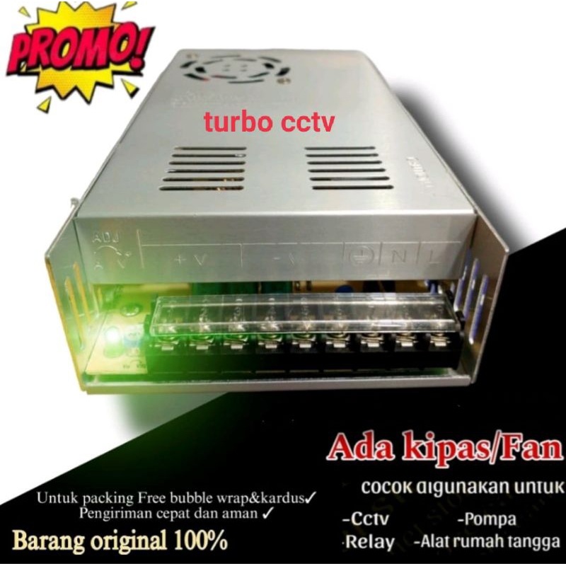 Jual PSU 50A 12V 600W Power Supply 12Volt 50 Amper TRAFO/TRAVO INDOOR ...