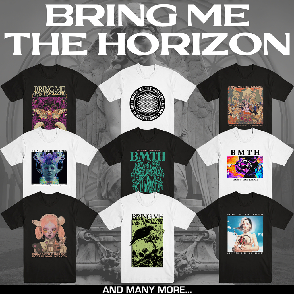 Jual BRING ME THE HORIZON BMTH TSHIRT BAND HARD ROCK MERCHANDISE Shopee Indonesia