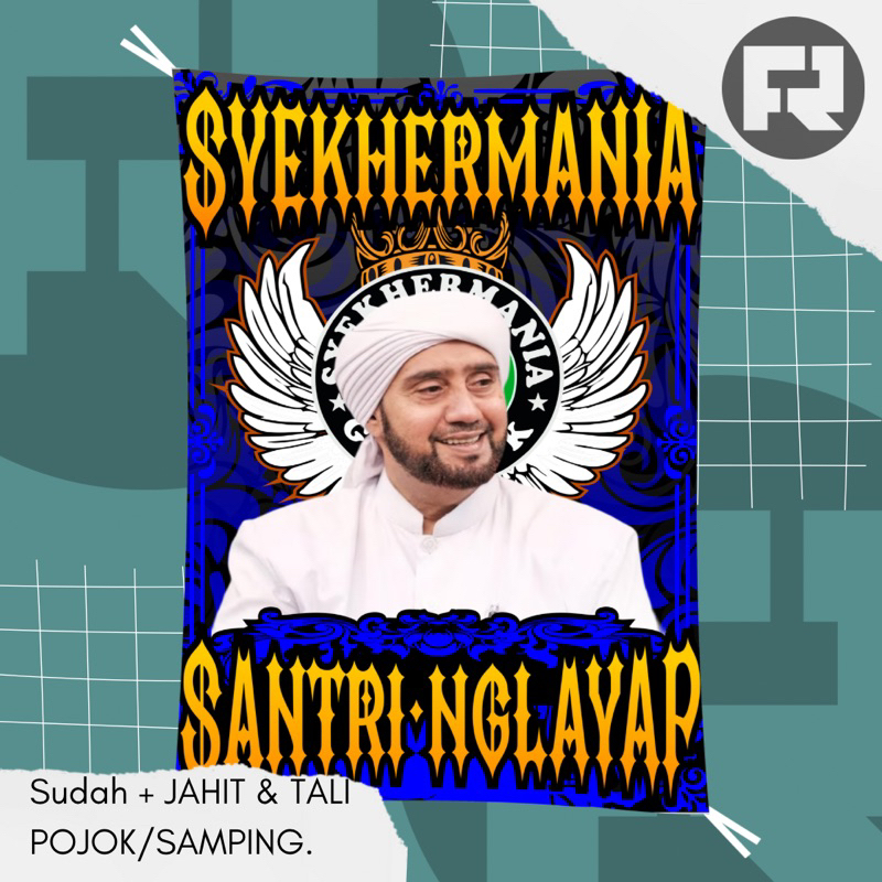 Jual READY LANGSUNG KIRIM PR0M0 BENDERA SYEKHERMANIA 85x85 | BENDERA ...