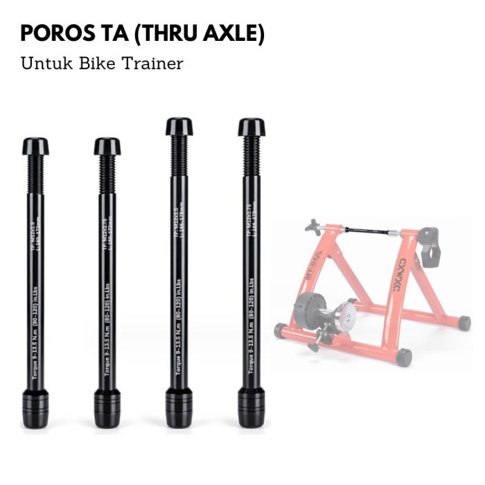 Jual Poros Bike Trainer jenis TA Thru Axle Rear Hub Sepeda Indoor