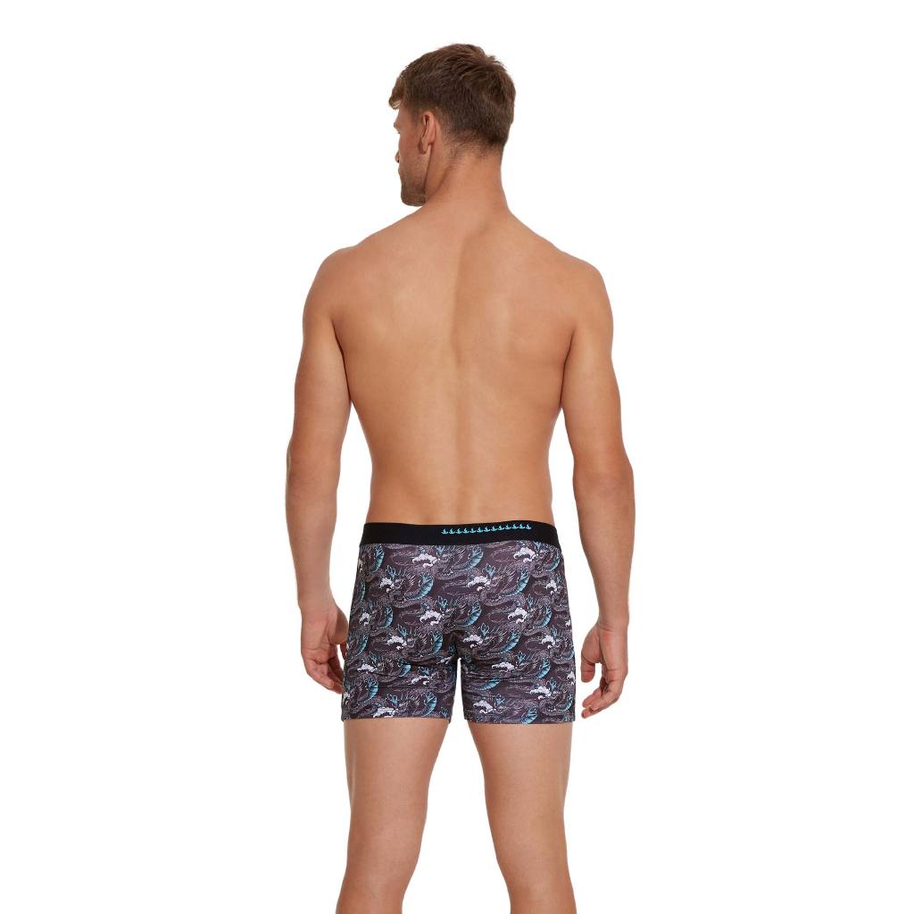 Jual 69SLAM Boxer Pria Moon Dragon Blue Fitted Boxer