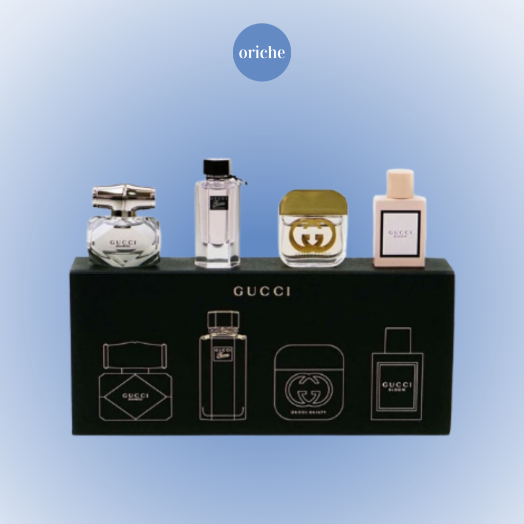 Jual GUCCI Miniature Gift Set 4 X 5ML (BLACK BOX) Shopee Indonesia