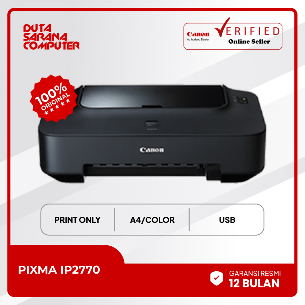 Jual Printer Canon IP 2770 IP2770 MURAH Pinter Print Only ORI GARANSI ...