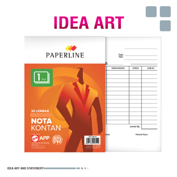 Jual Nota Kontan Besar 1 Rangkap Paperline PPL B1 NCR Harga Satuan ( 1 ...