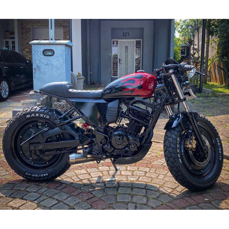 Jual Motor Custom Caferacer Yamaha Byson | Shopee Indonesia
