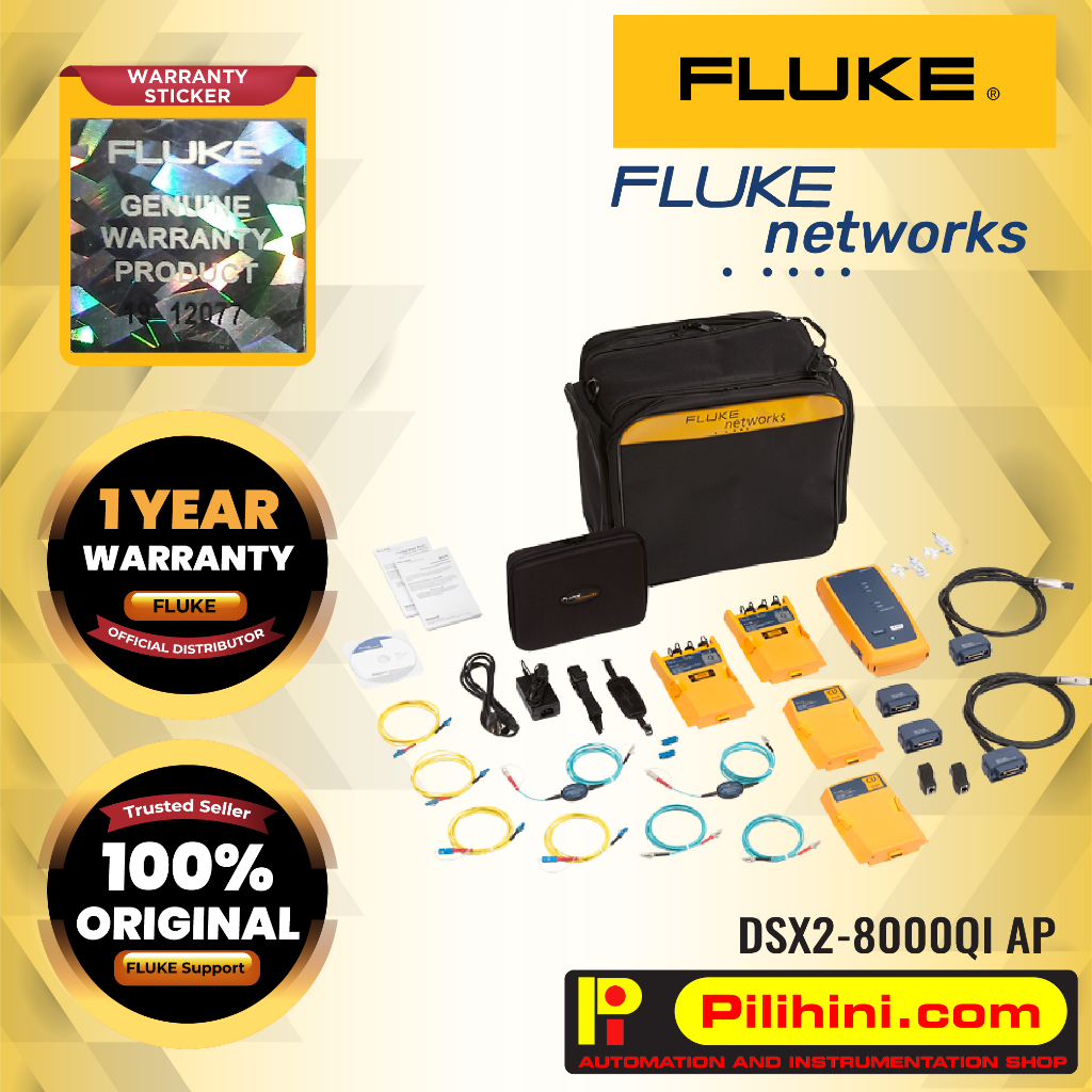 Jual Fluke Networks DSX2-8000QI AP Versiv CableAnalyzer w/ Quad OTDR ...