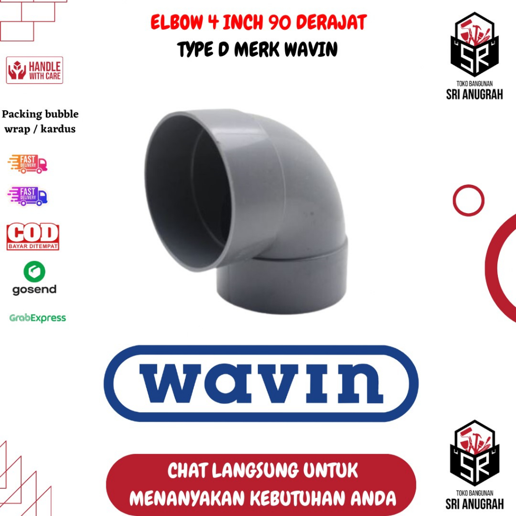 Jual Elbow WAVIN Type D Ukuran 4 inch | Shopee Indonesia
