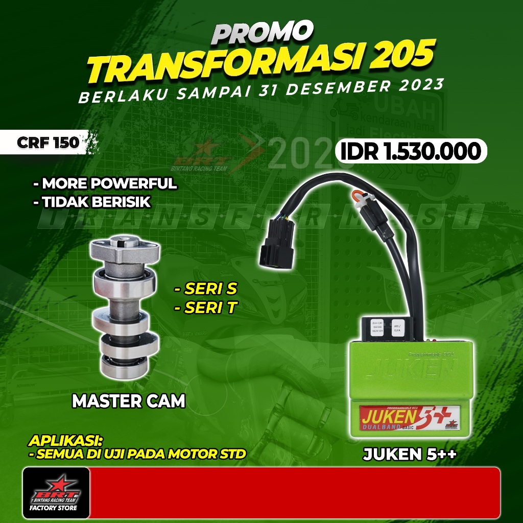 Jual Paket Ecu Juken Basic Dualband Mastercam Cam Noken As Camshaft Tipe S T Honda Crf