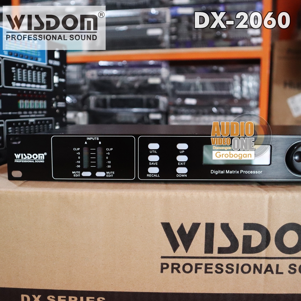 Jual DLMS Wisdom DX2060 2 In 6 Out Driverack Speaker Management ...
