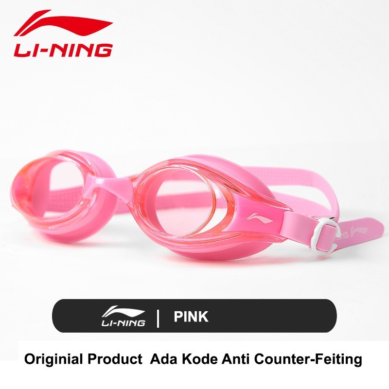 Jual Li-Ning Kacamata Renang Dewasa Swimming Goggles Anti Fog HD LXJ ...