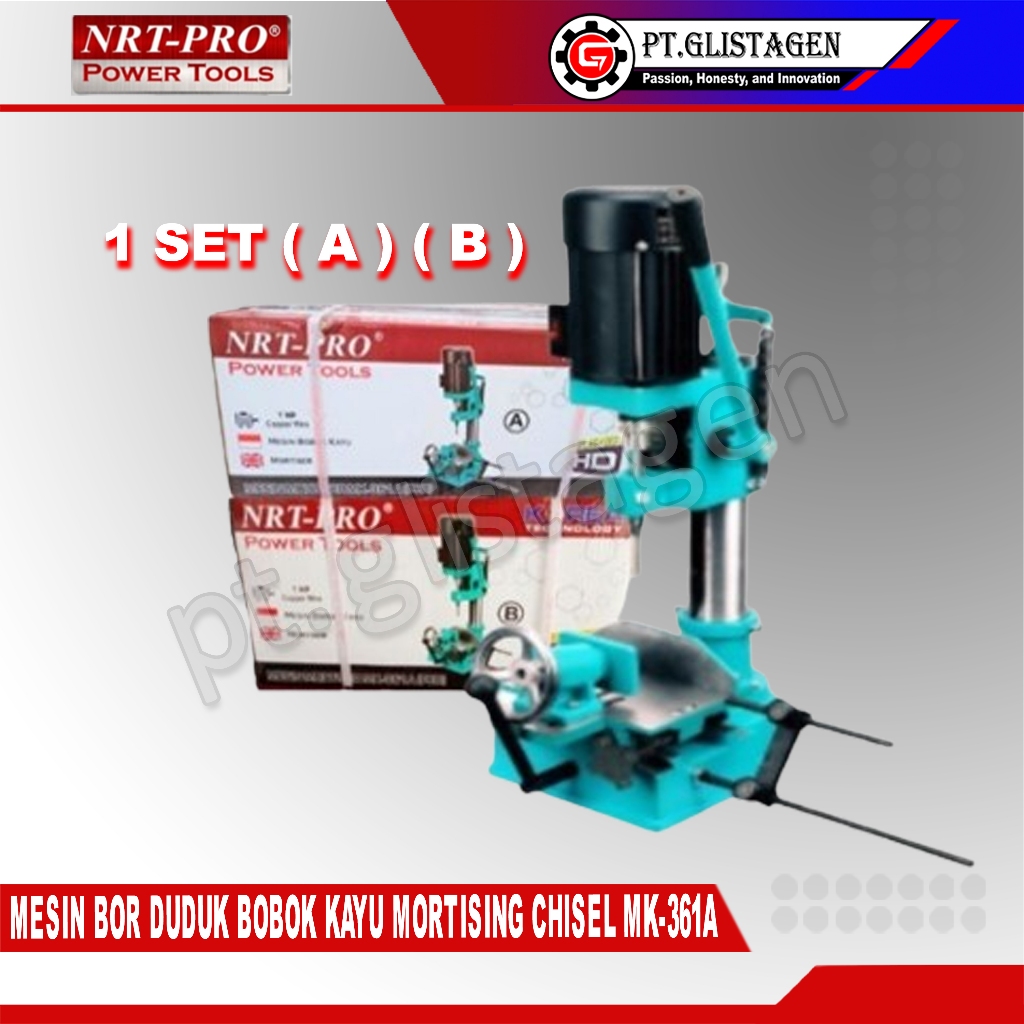 Jual NRTPRO MK361A Mesin Bor Bobok Kayu Mortising Chisel Bor Duduk