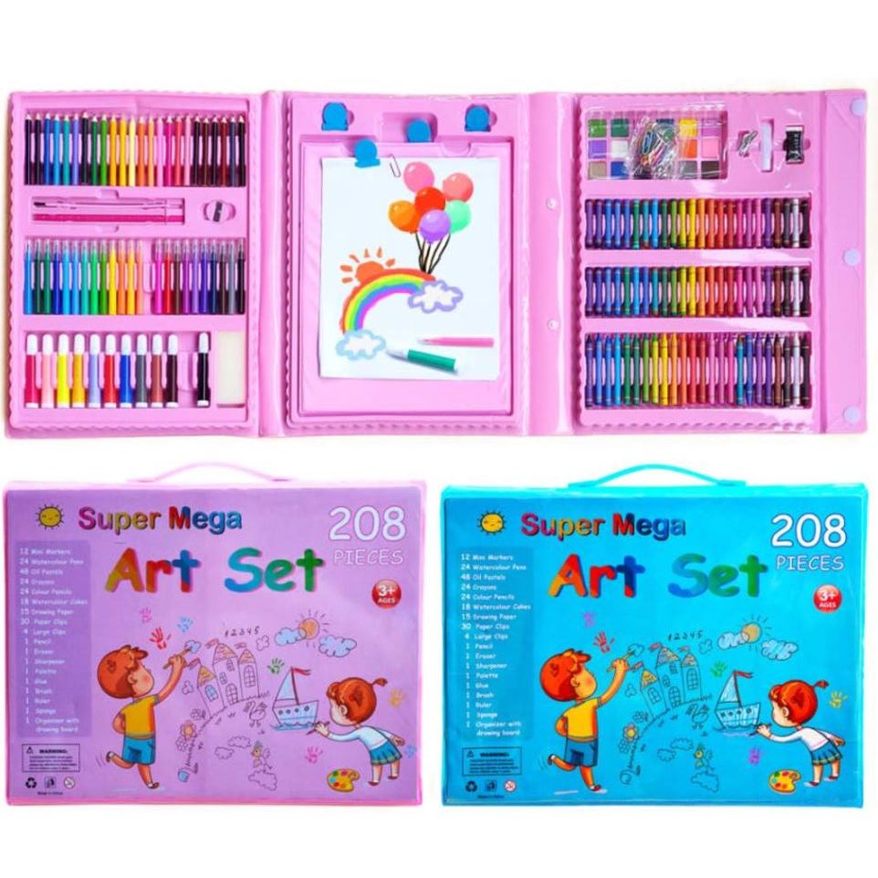 Jual Art Full Set Crayon 208, 150, 42 Pcs , Krayon Alat Lukis Anak ...