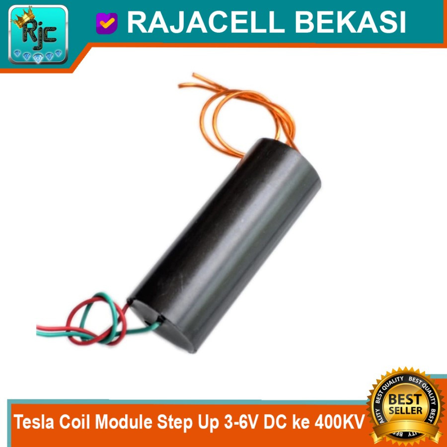 Jual Tesla Coil Module Step Up 3-6V DC ke 400KV High Voltage Generator ...