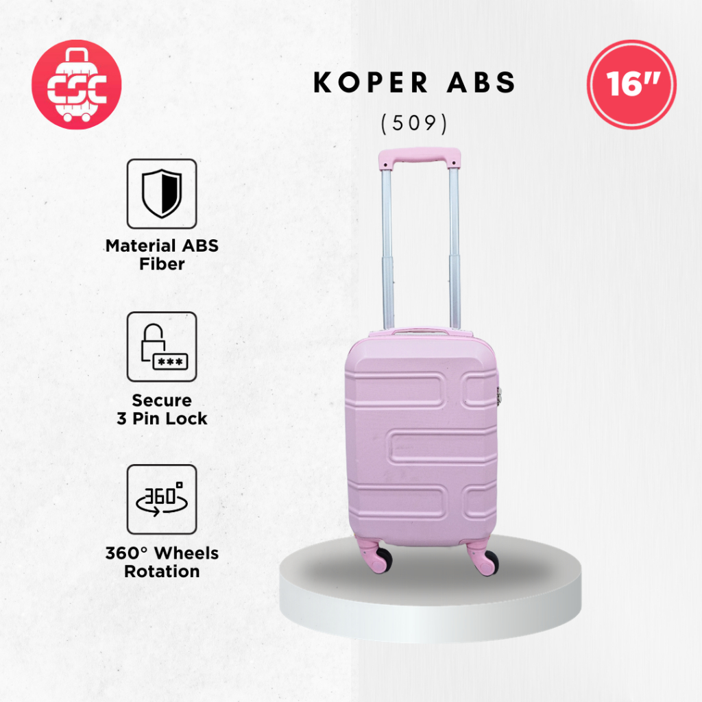 Jual (509) Koper Sultan Pink 16, 18, 20, 22, 24 Inch Anti Pecah 4 Roda ...