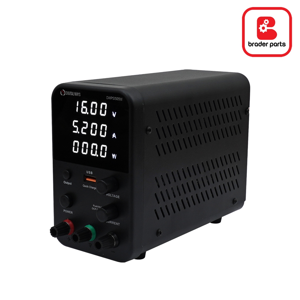 Jual POWER SUPPLY DC 15V / 5A DIGITAL WAYS DWPS1505W | Shopee Indonesia