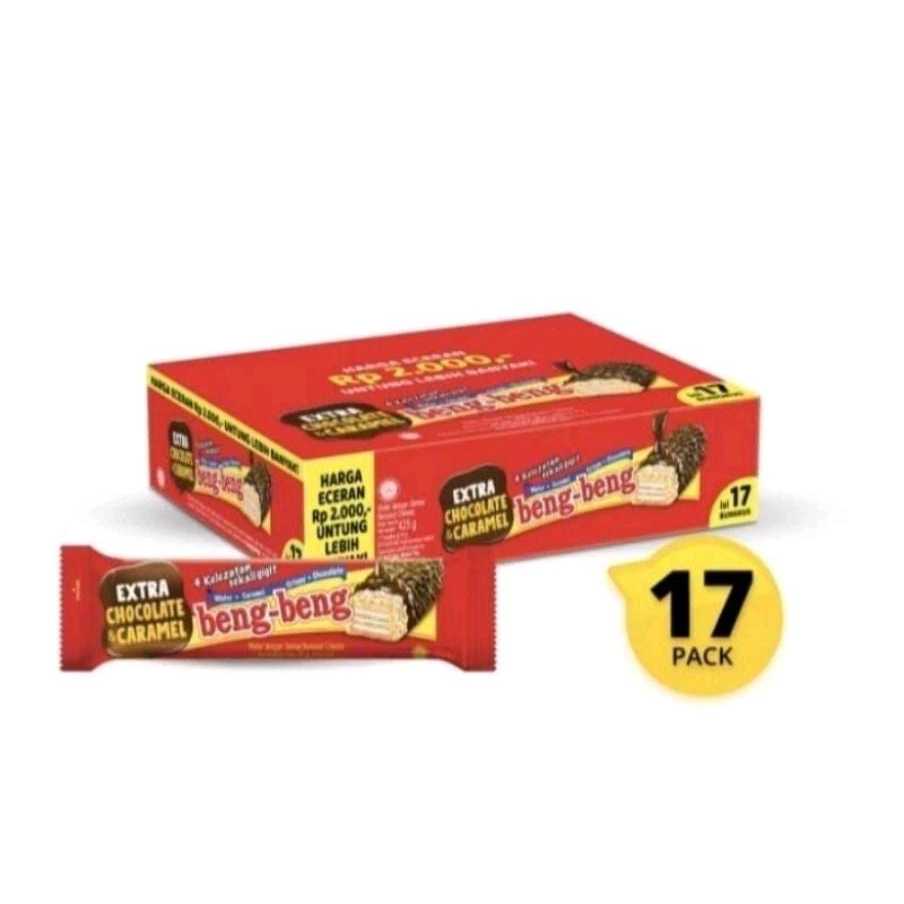 Jual Beng Beng Wafer Chocolate 17 X 25 G | Shopee Indonesia