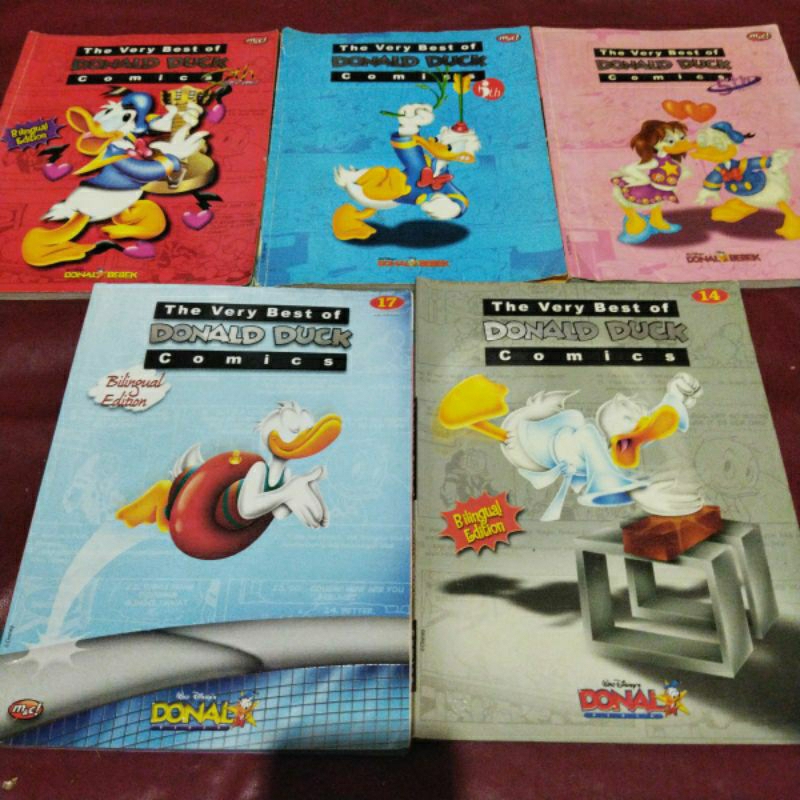 Jual Buku Donald Duck Comics Bilingual Donal Bebek Shopee Indonesia