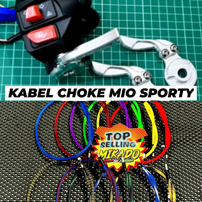 Jual KABEL CHOKE MIO SPORTY SERAT WARNA THAILAND SMILE SOUL MX FINO