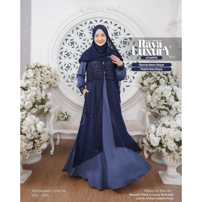 Jual Gamis Raya Luxury Atlantis size S by Alwa hijab ( Gamis only ...