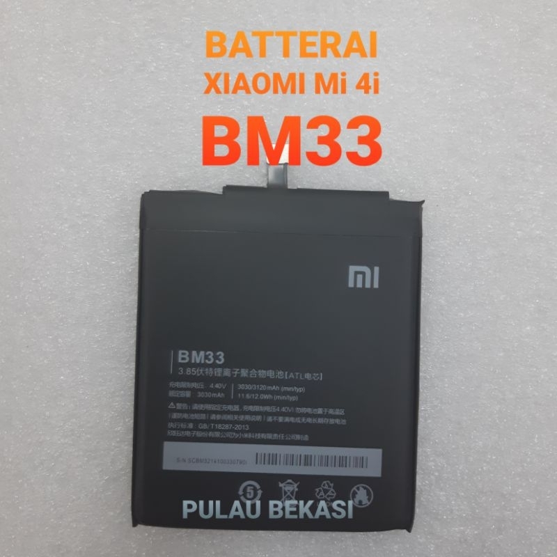 Jual Battery Baterai Batre Batt Xiaomi Mi 4i Bm33 Batt Xiaomi Mi 4i