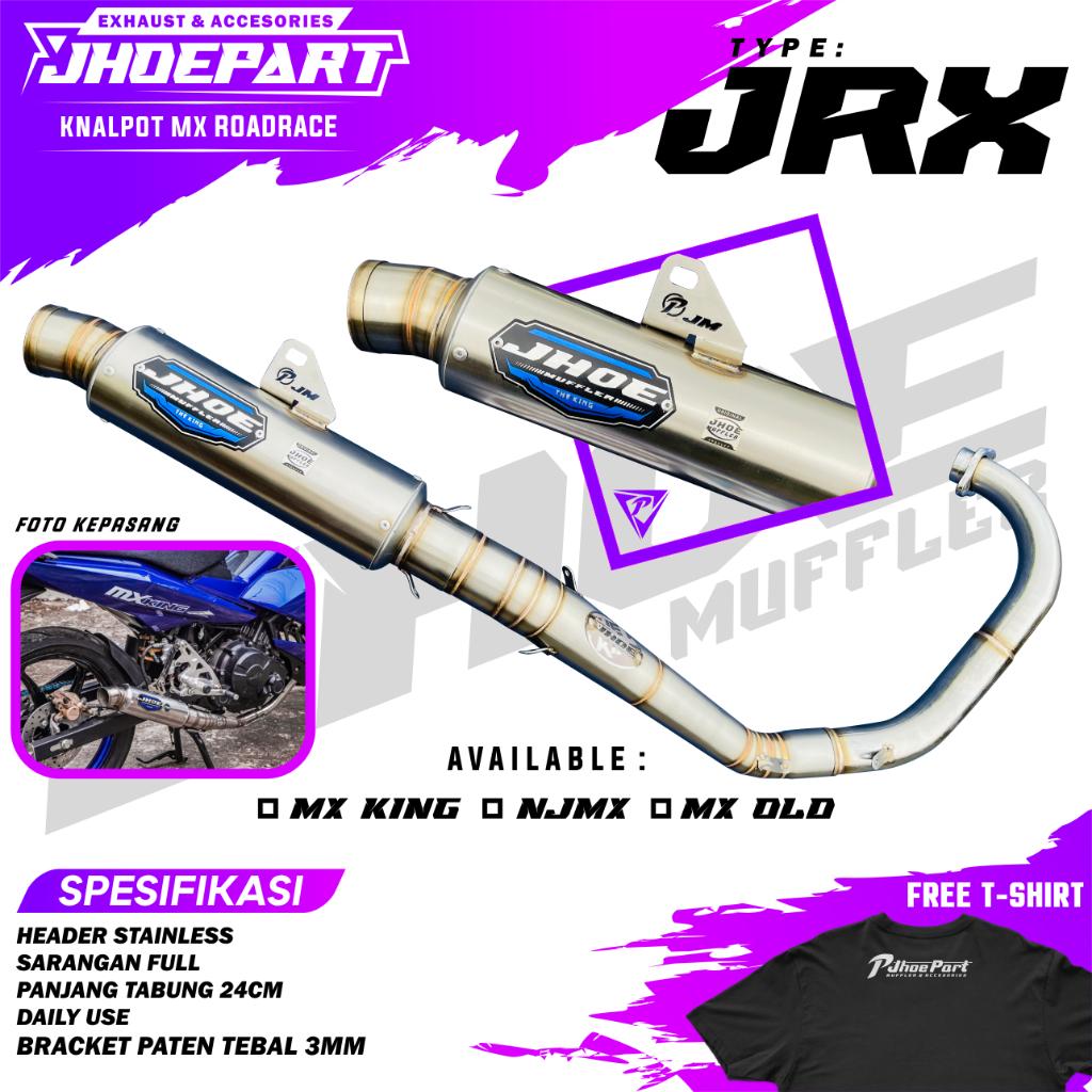Jual Knalpot Racing MX KING MX NEW MX OLD Roadrace TYPE JRX By Jhoe ...
