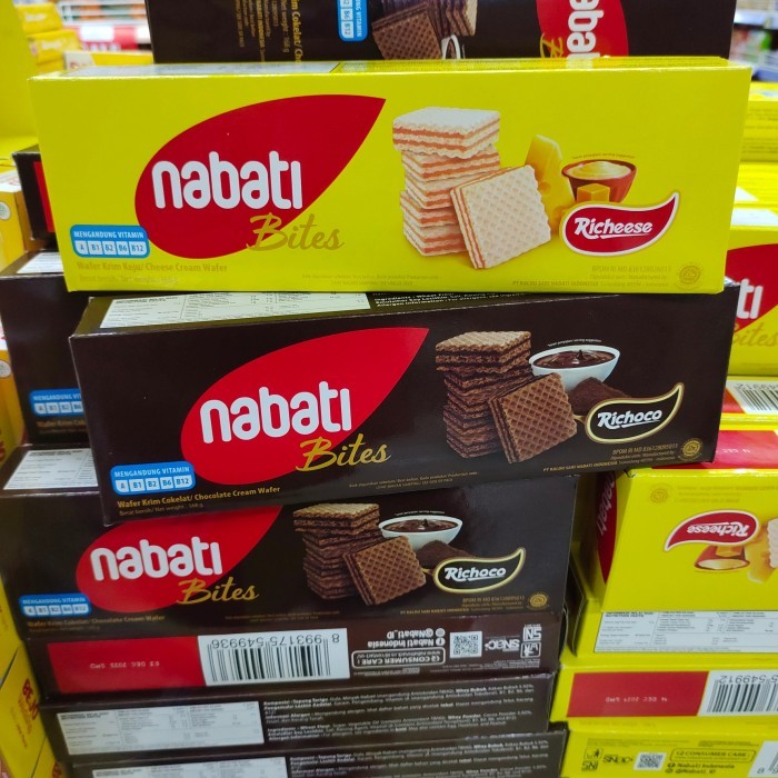 Jual Nabati Bites Wafer Box Richeese Keju Richoco 168 Gr | Shopee Indonesia