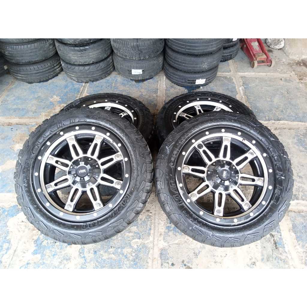 Jual Velg Seken Bekas Mobil Pajero Ring 20x9 Lubang 6x139 Plus Ban Mt