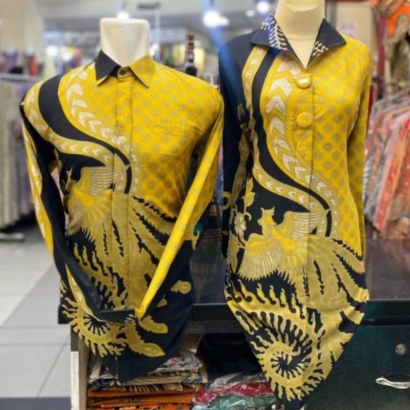 Jual Sarimbit Batik Modern Batik Couple Full Lapisan Seragam Batik