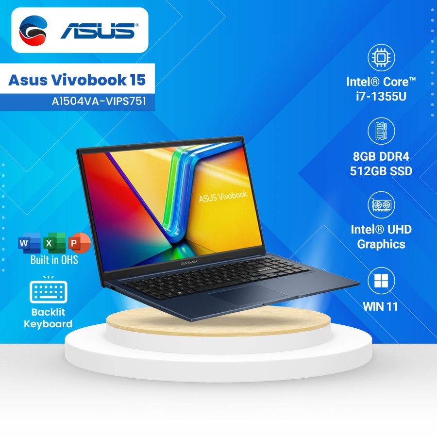 Jual ASUS Laptop Vivobook 15 A1504VA VIPS751 Intel Core I7 1355U 8GB ...