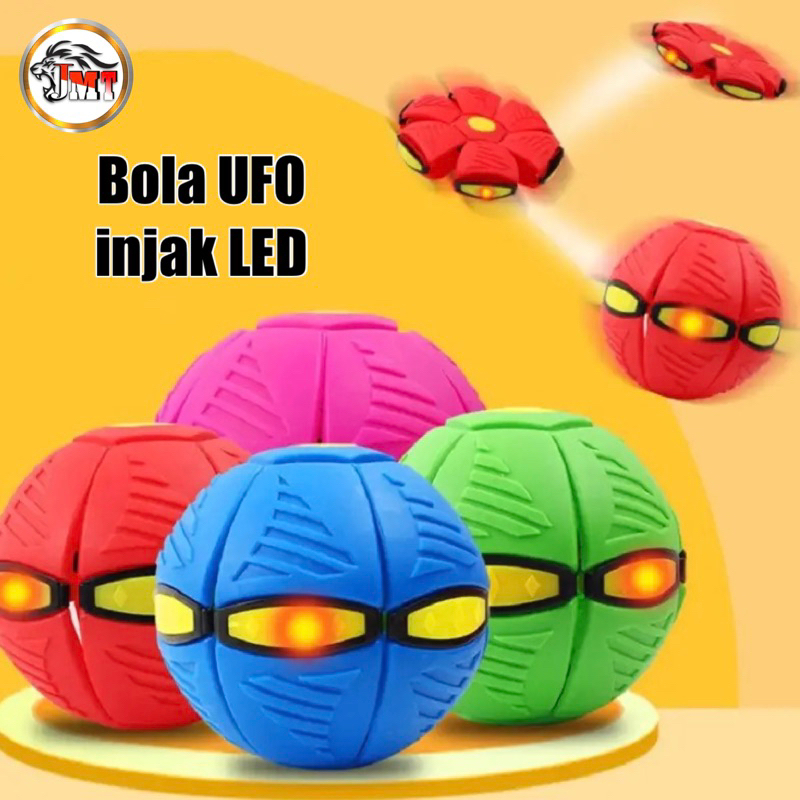 Jual SM-Mainan Bula Ufo Magic Ball Mainan Bola Injak Bola Loncat LED ...