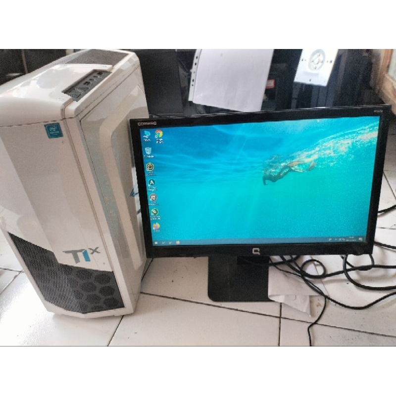 Jual KOMPUTER CORE I3 GEN4 + MONITOR TINGGAL PAKAI | Shopee Indonesia